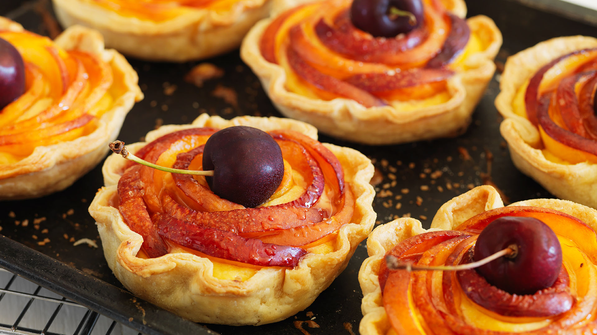 Nectarine, Almond and Cream Tarts Recipes Genius Gluten Free